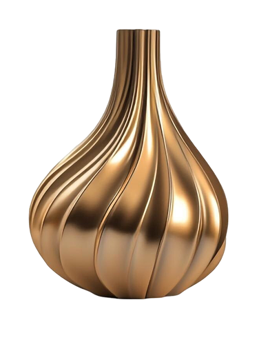 Matte Beige Ceramic Vase