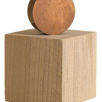 Oak Wood Table Lamp