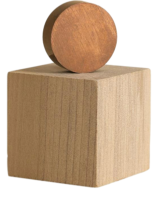 Oak Wood Table Lamp