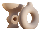 Wooden Bowl Set - Terracotta