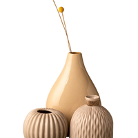 Wooden Bowl Set - Terracotta